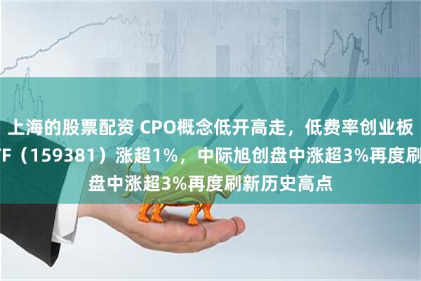 上海的股票配资 CPO概念低开高走，低费率创业板人工智能ETF（159381）涨超1%，中际旭创盘中涨超3%再度刷新历史高点